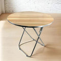 Mesa plegable redonda