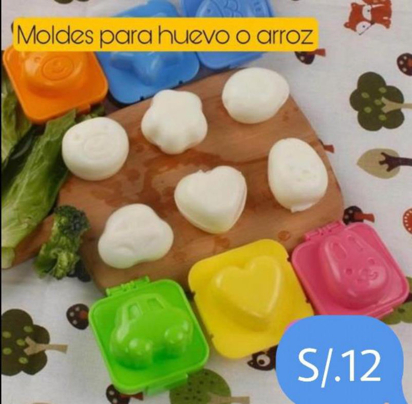 6 Molde para huevo o arroz