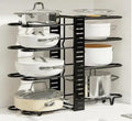 Soporte Organizador de tapas y ollas
