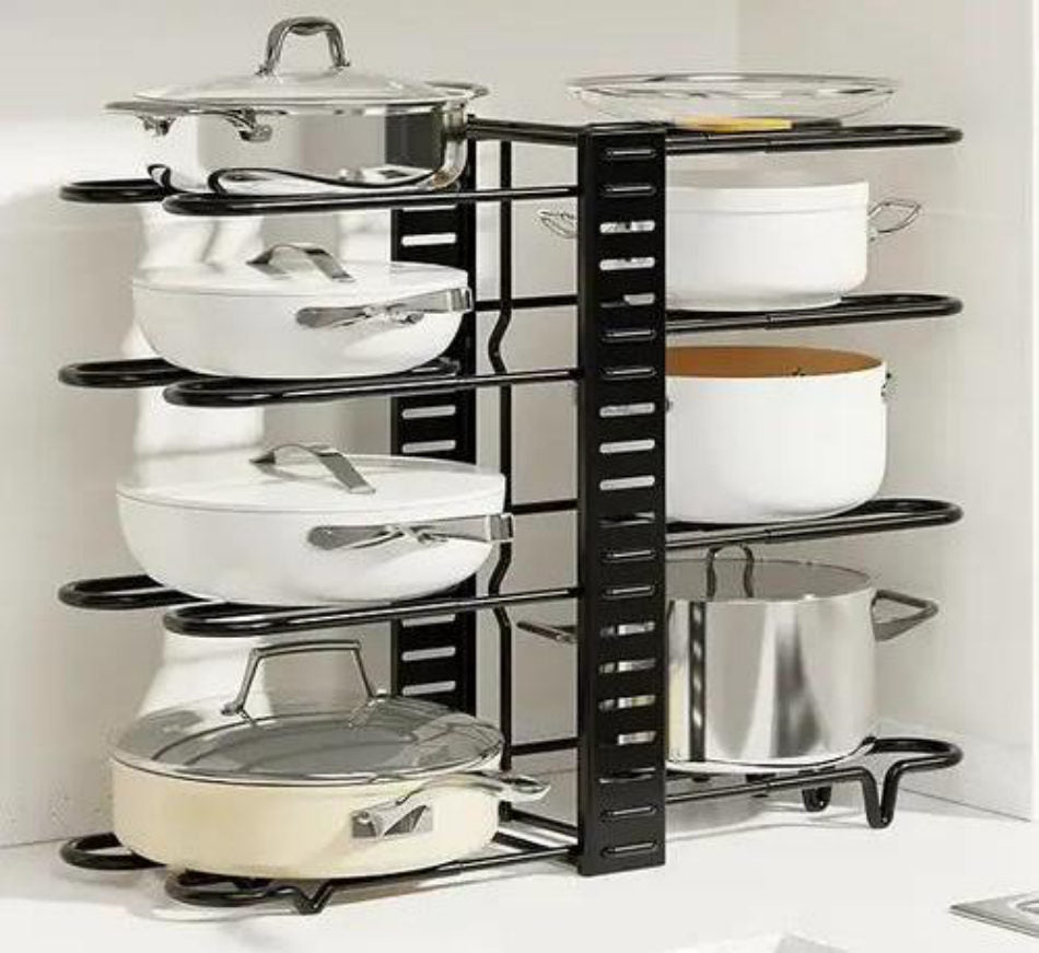 Soporte Organizador de tapas y ollas