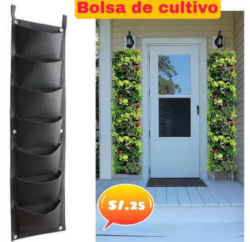 Bolsa de cultivo para plantas artifiales y naturales