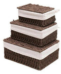 Pack de 3 cajas con tapa