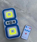Luz led recargable a control remoto con sensor de movimiento