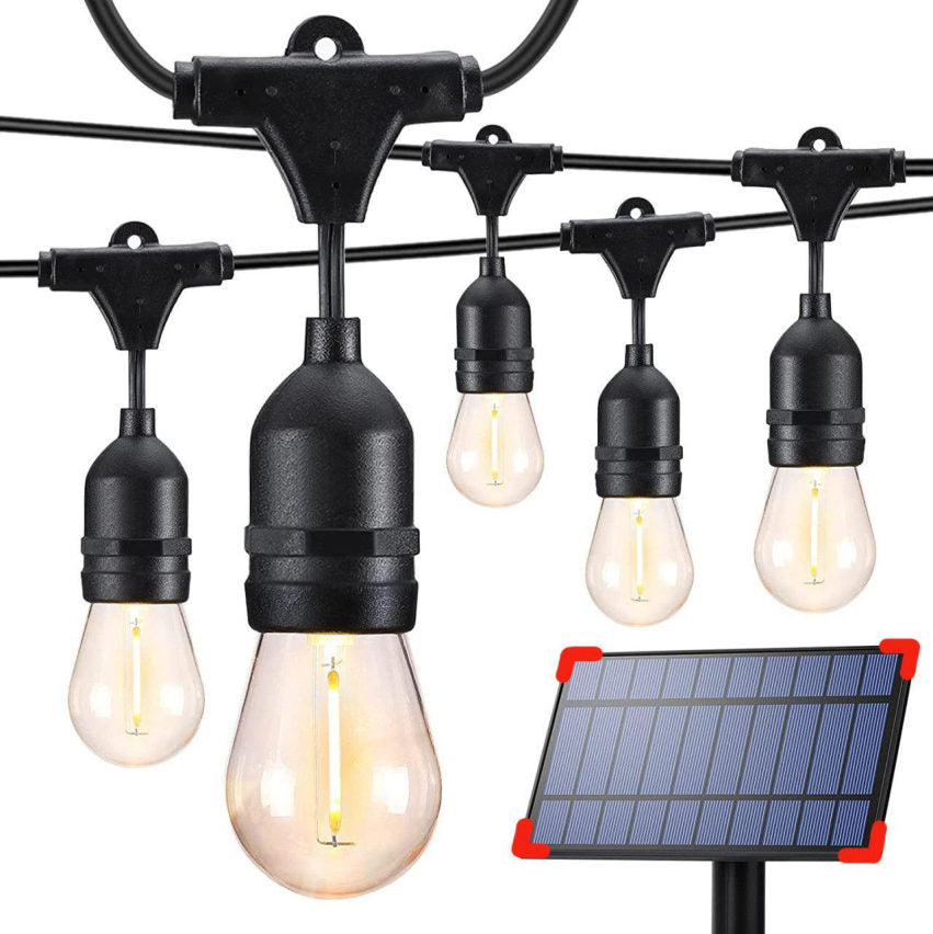 Guirnalda solar 10 mts con 20 focos