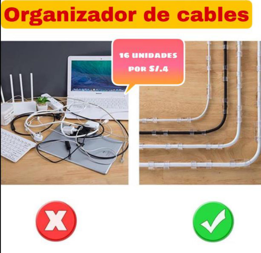 Organizador de cables