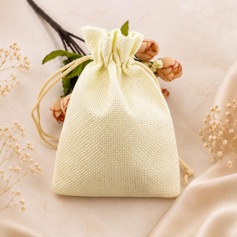 Pack de 3 bolsas de yute 10x15 cm