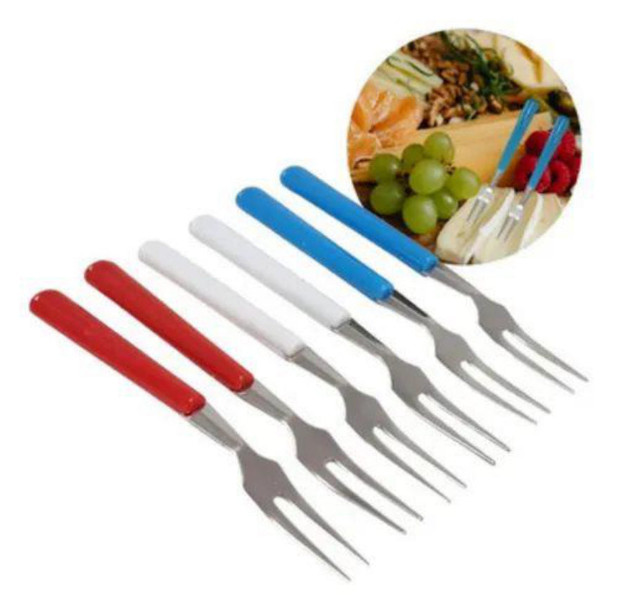 Set de 6 mini tenedores de Acero inoxidable