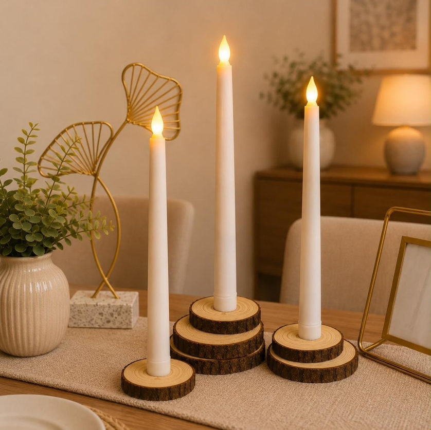 PACK DE 3 VELAS A PILAS