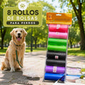 8 Rollos de Bolsas para Perros
