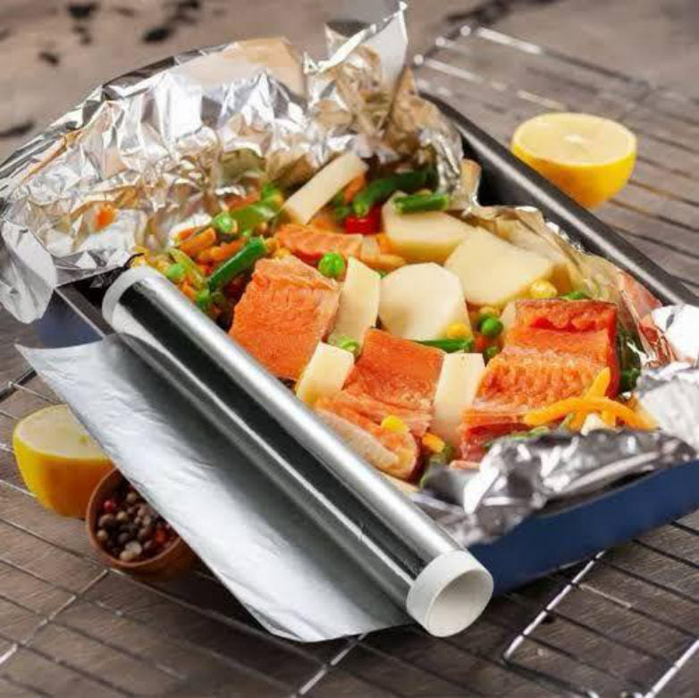 Papel aluminio para cocina de 8mts x 30cm