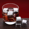 6 Cubos de Acero Inoxidable