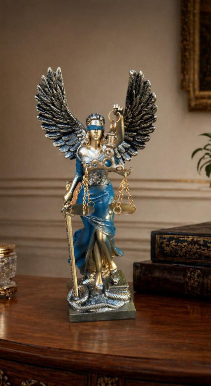 Adorno Diosa de Justicia