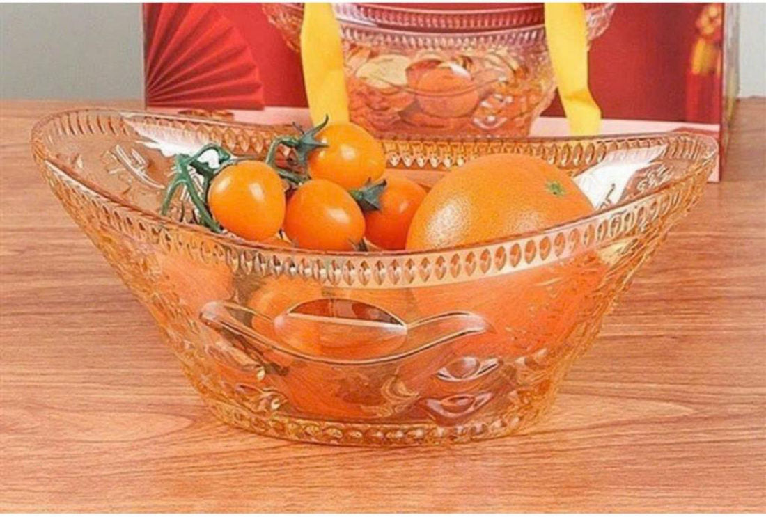 Frutero de vidrio