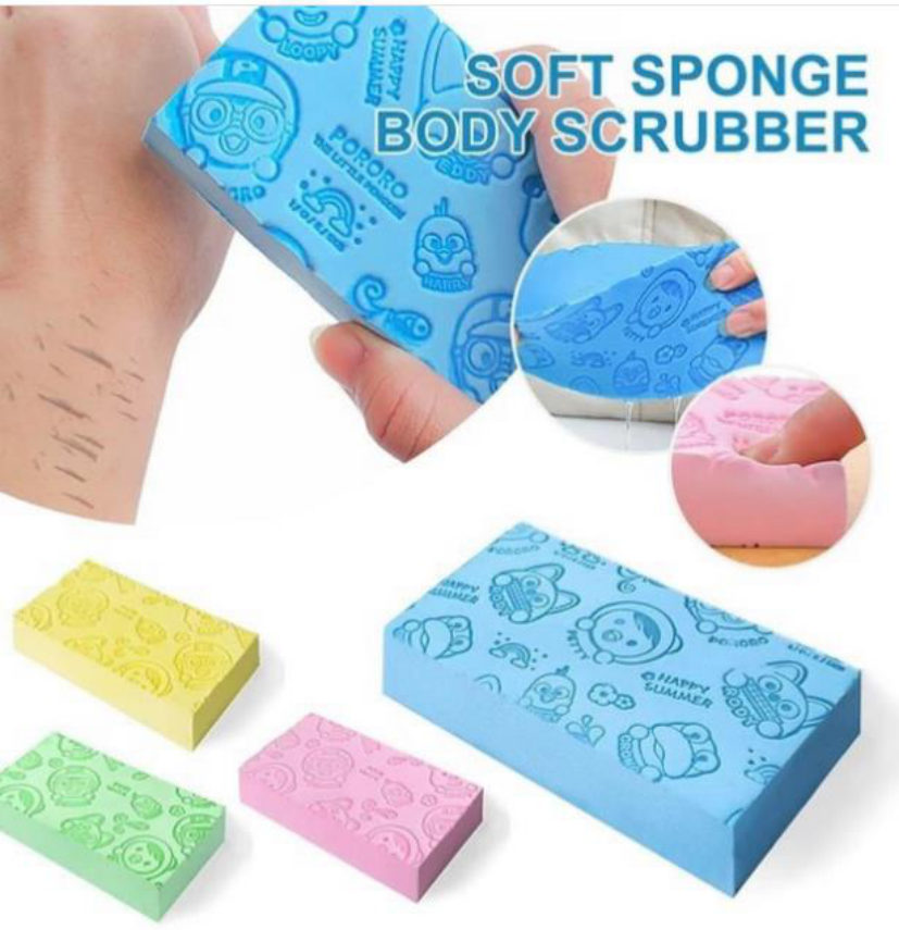 Esponja exfoliante corporal