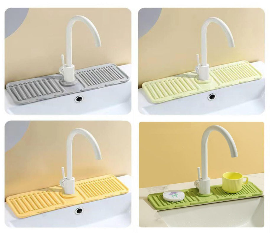 Tapete de silicona para caño