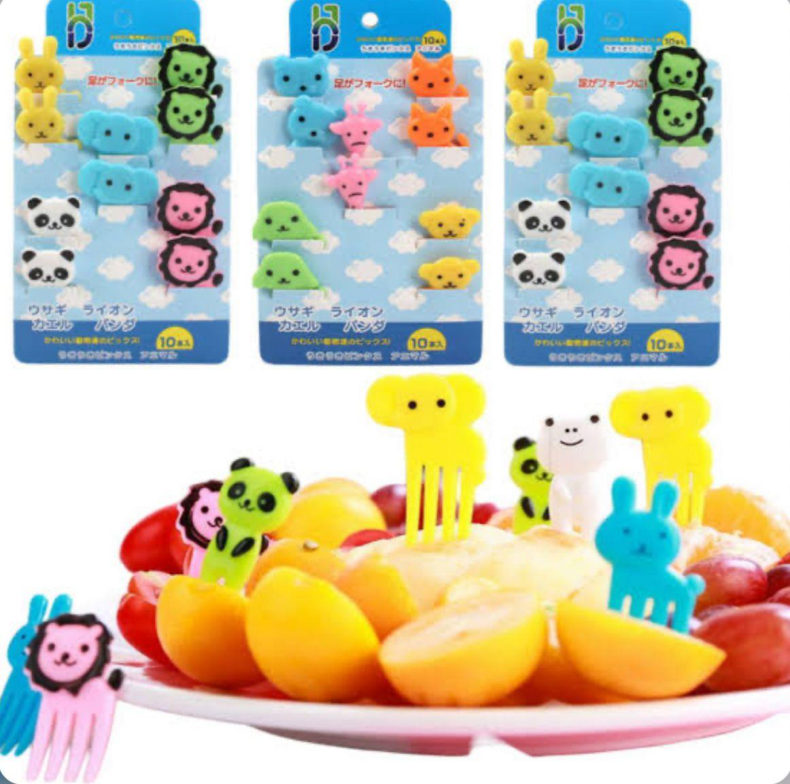 10 Palillos de tenedor para niños