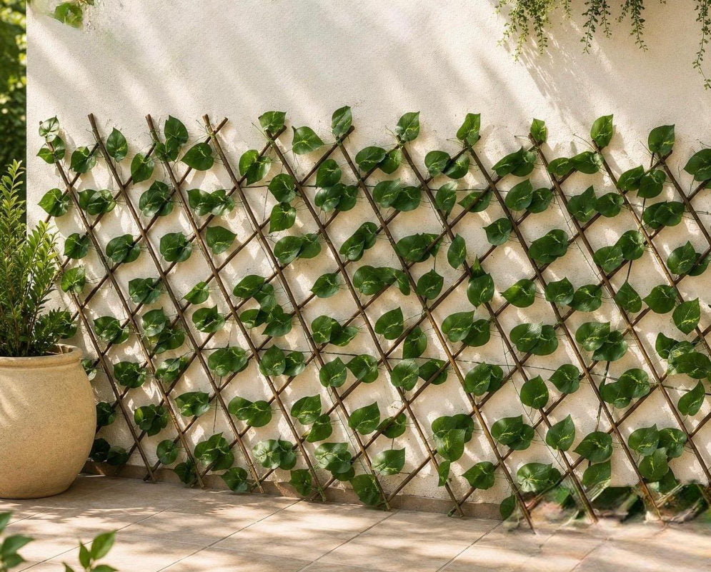 Malla extendible de hojas