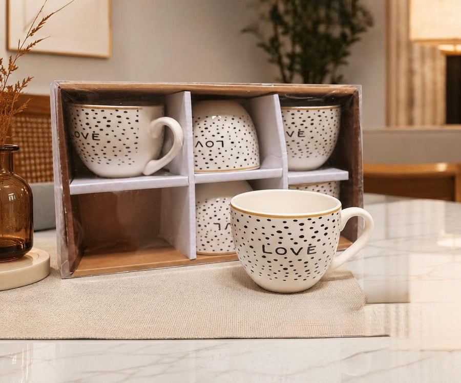 Juego de 6 tazas – 250 ml