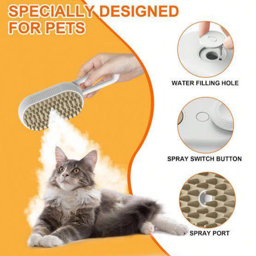 Cepillo de vapor para mascota