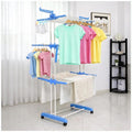 TENDEDERO VERTICAL PLEGABLE CON RUEDAS