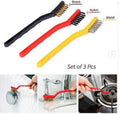 Pack de 3 cepillos con Cerda de metal