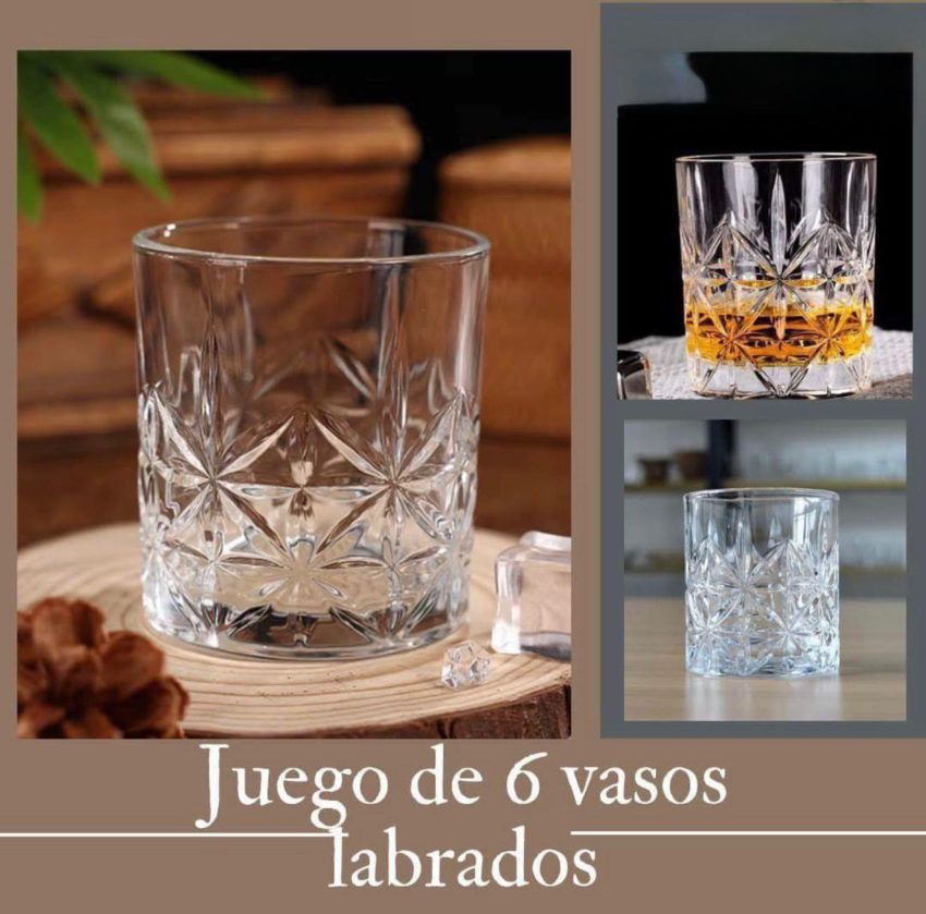 Juego de 6 vasos