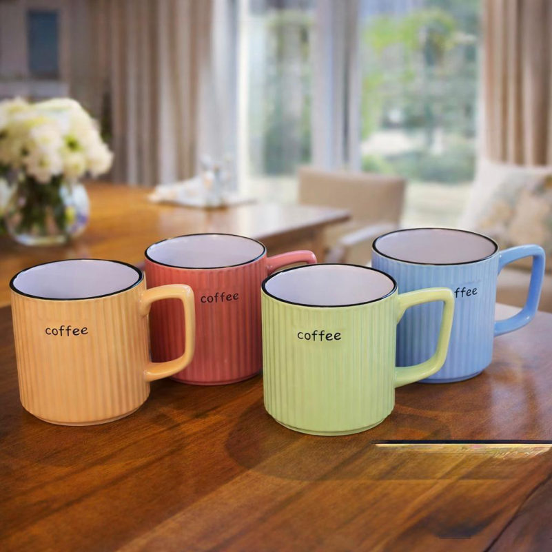 4 Tazas de Cerámica