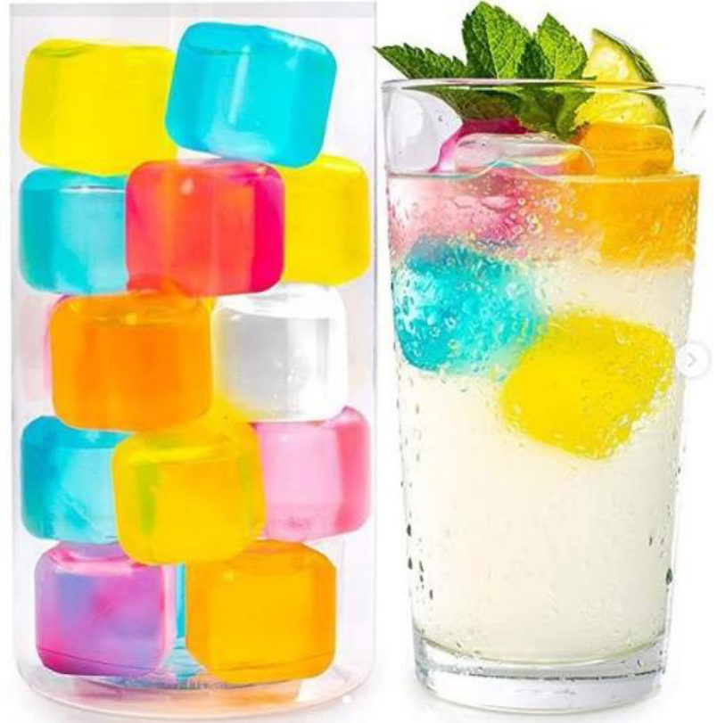 20 cubos de hielos reutilizables