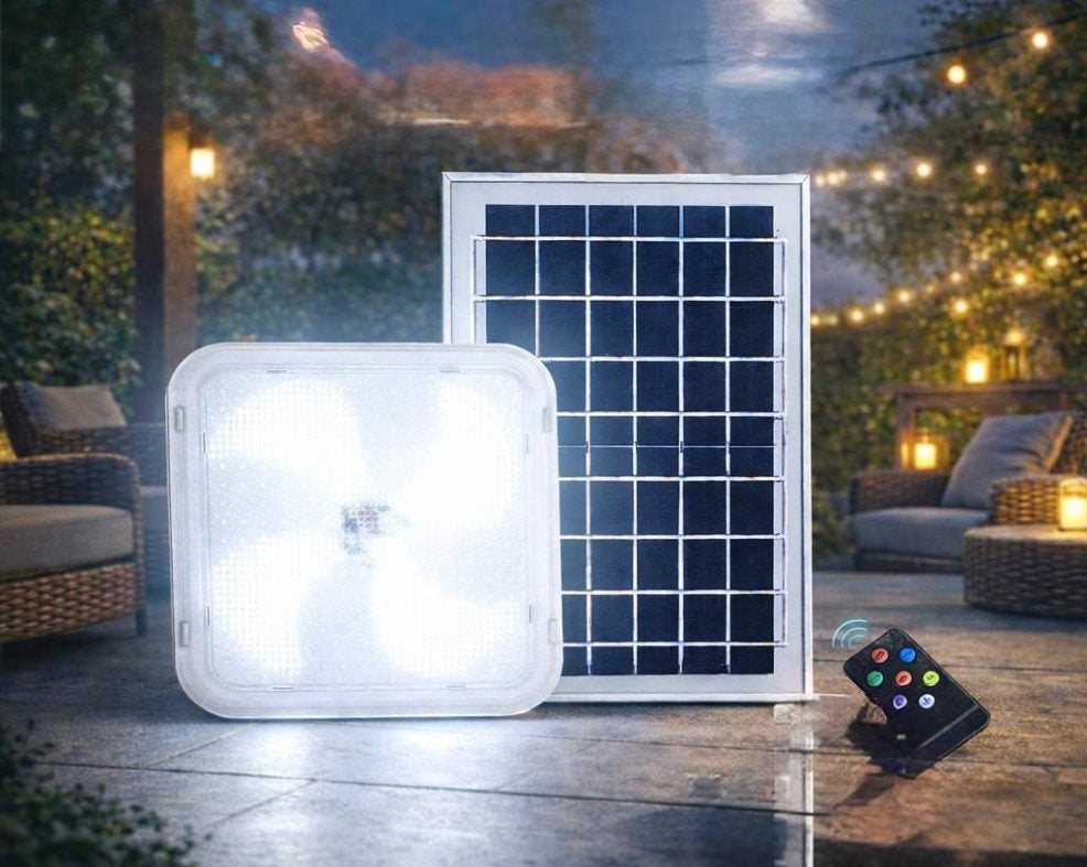 Luz solar con control