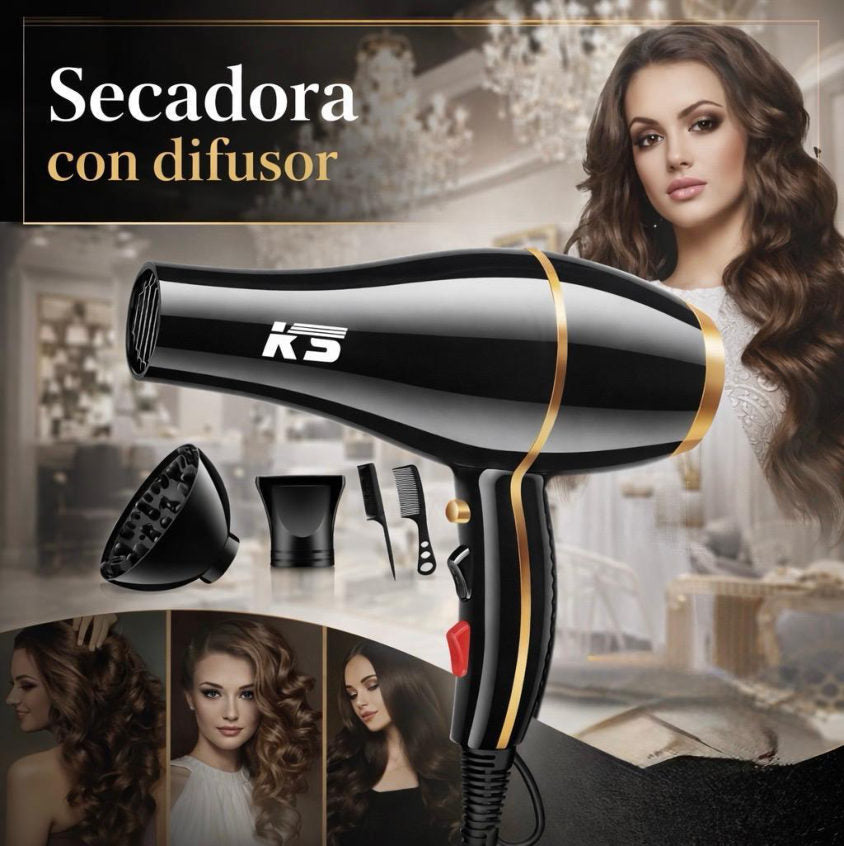 Secadora con Difusor Profesional