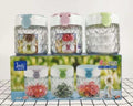 Set de 3 frascos de vidrio de 500ml
