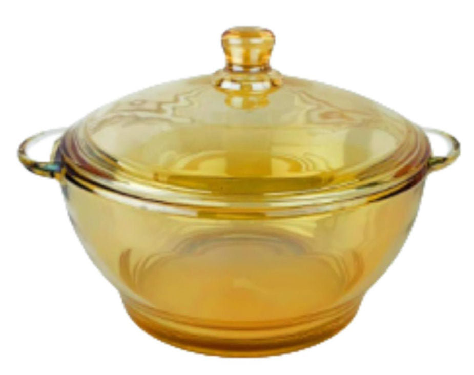 Bowl de vidrio con tapa