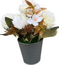 Flores con florero