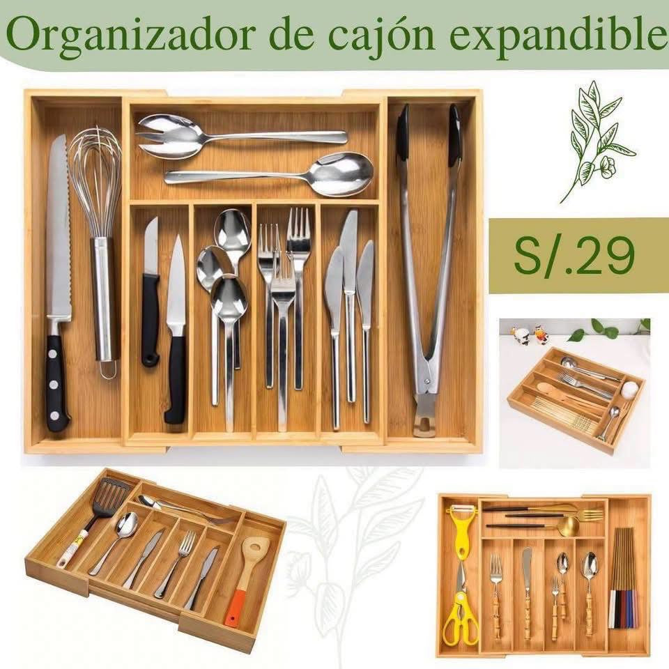 Organizador de cajon extendible