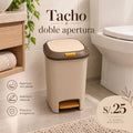 Tacho doble apertura