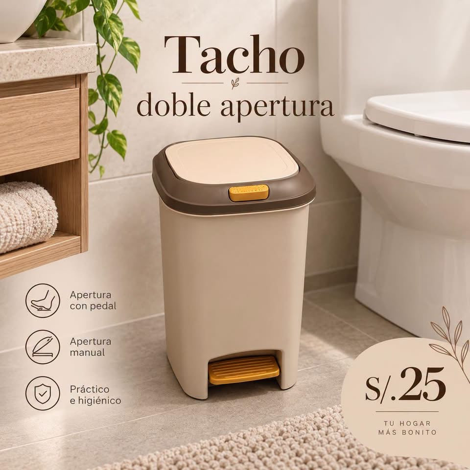 Tacho doble apertura