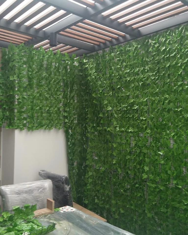 Pared artificial de hojas de 3mtsx1mt