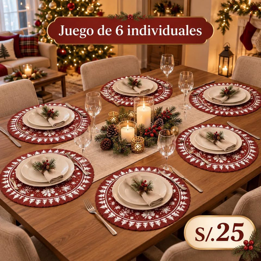 Pack de 6 Individual redondo