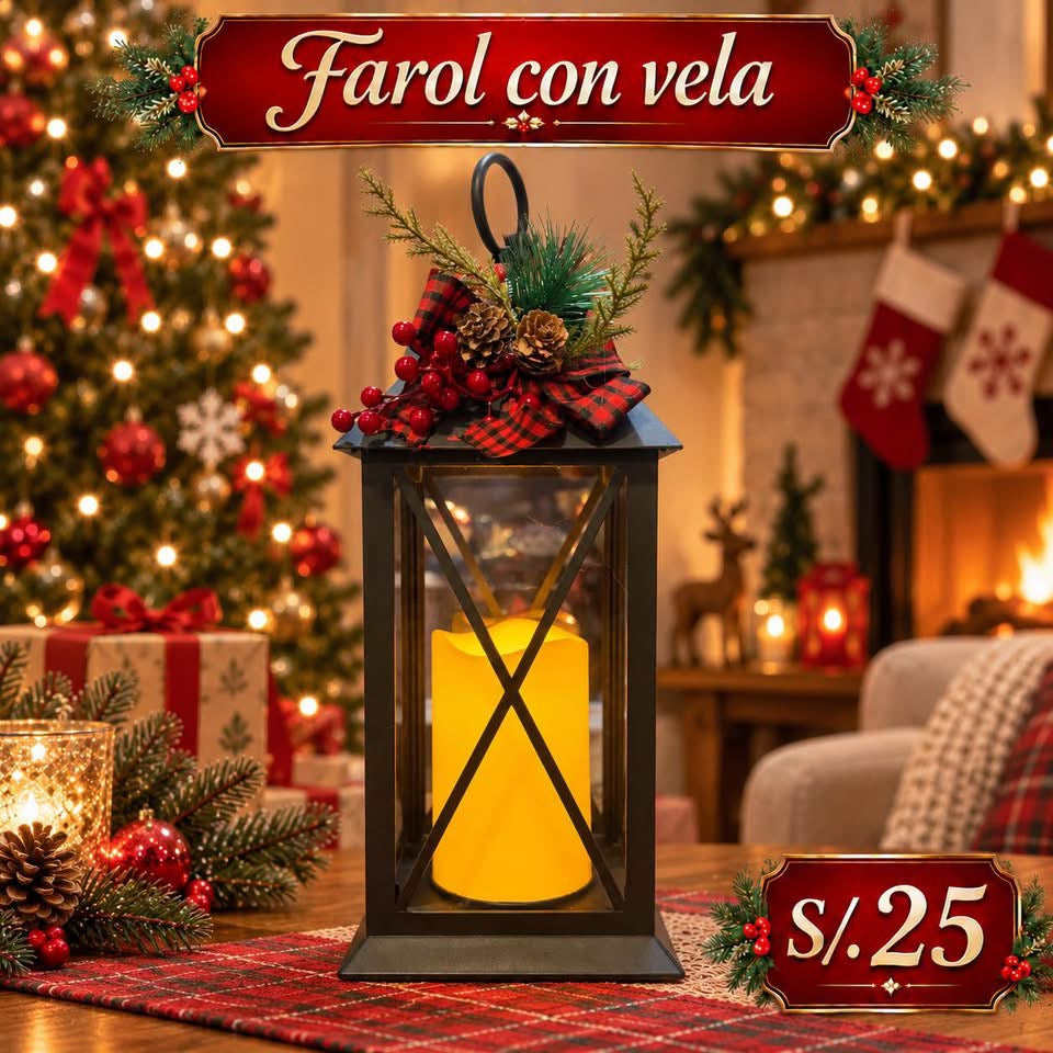 Farol con vela