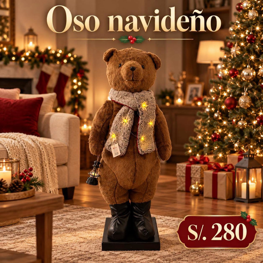 Oso navideño