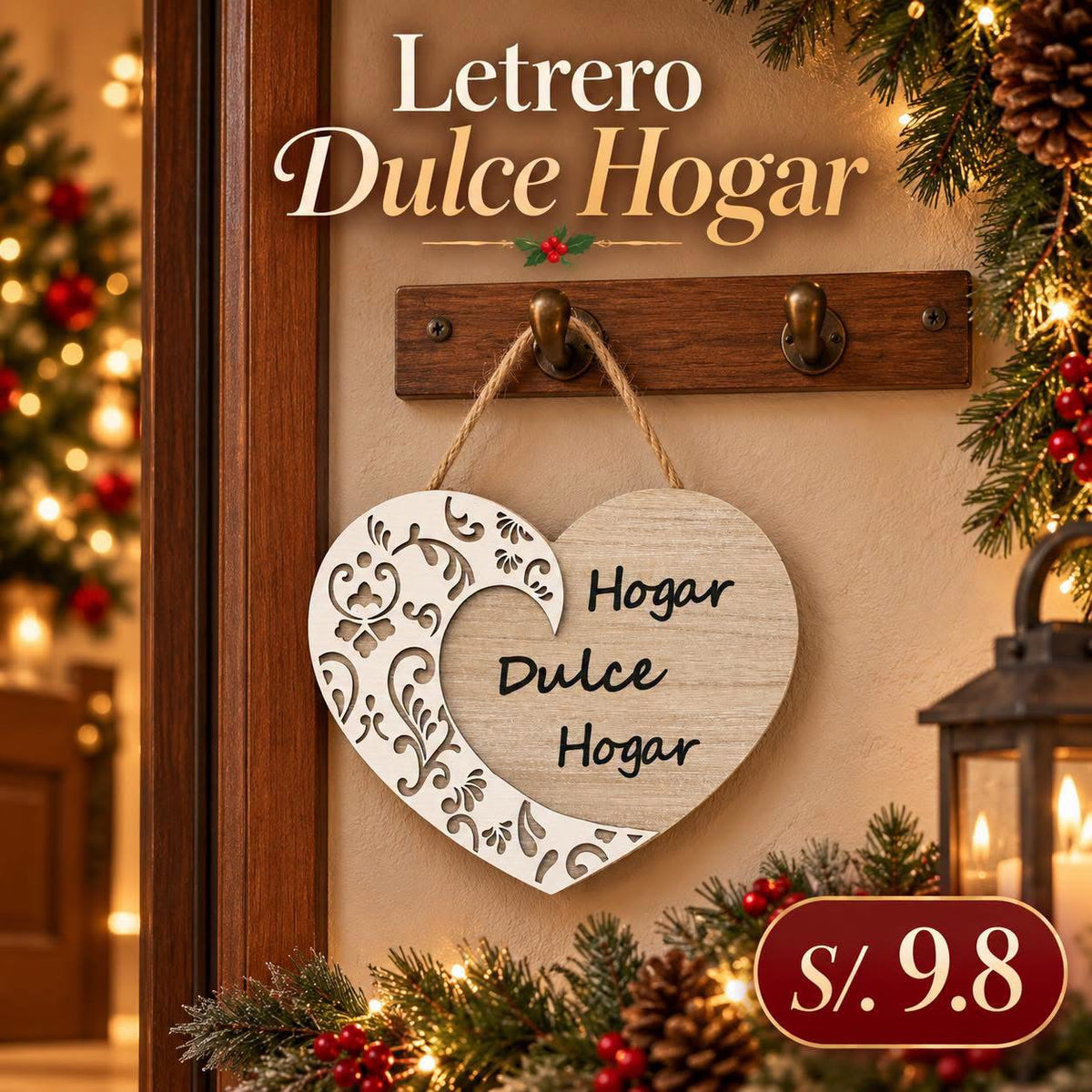 Letrero dulce hogar