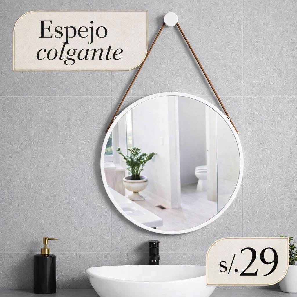 Espejo colgante 60cm