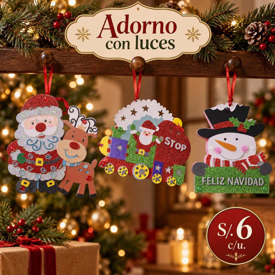 Adorno con luces