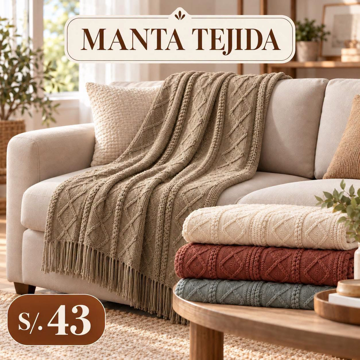 Manta tejida