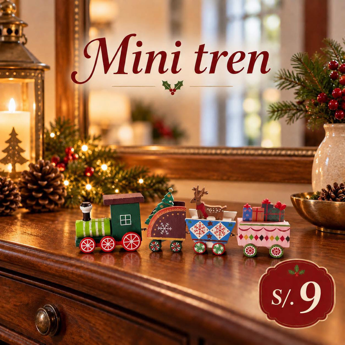 ❗️Mini Tren navideño