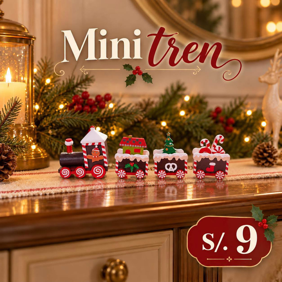 ❗️Mini Tren navideño