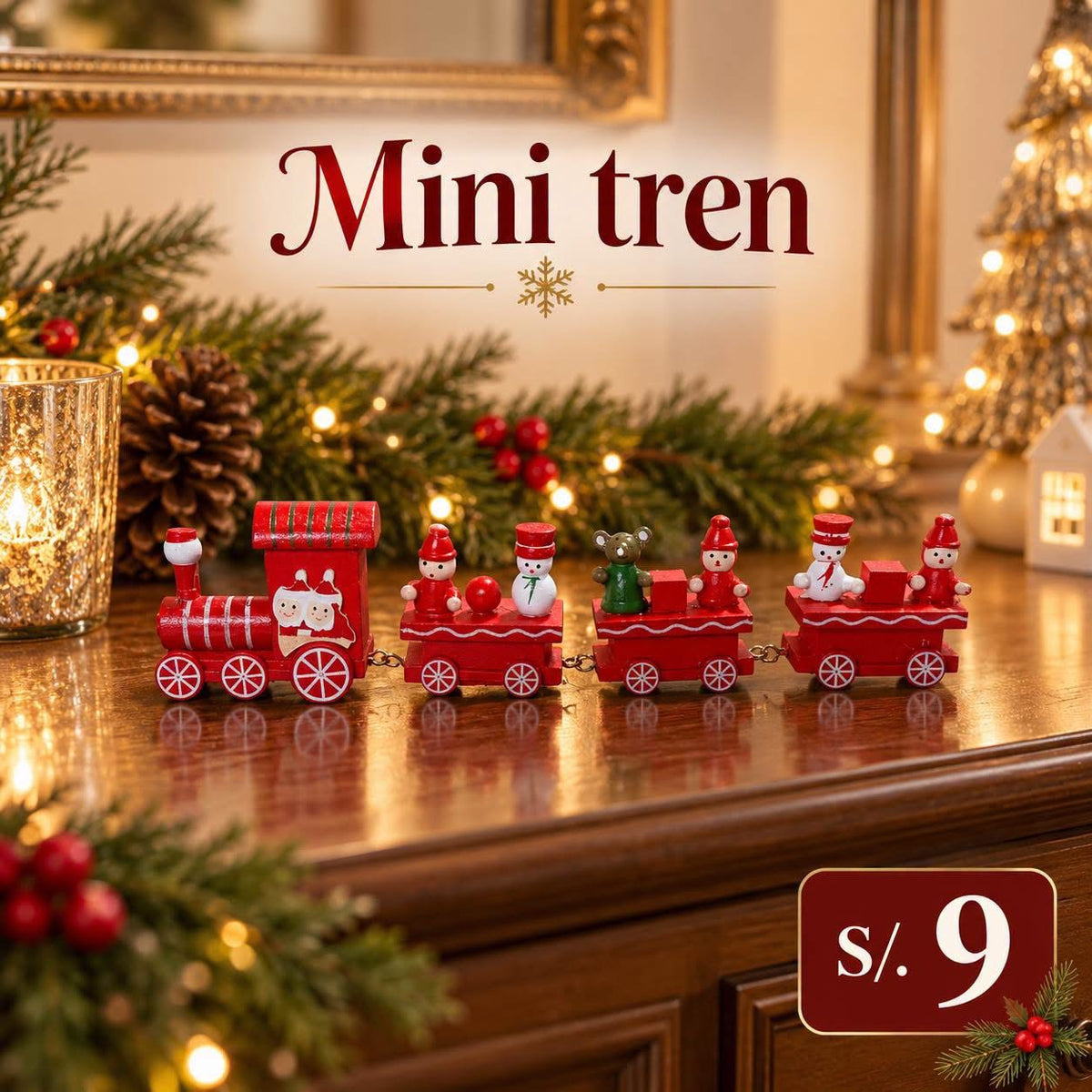 ❗️Mini Tren navideño