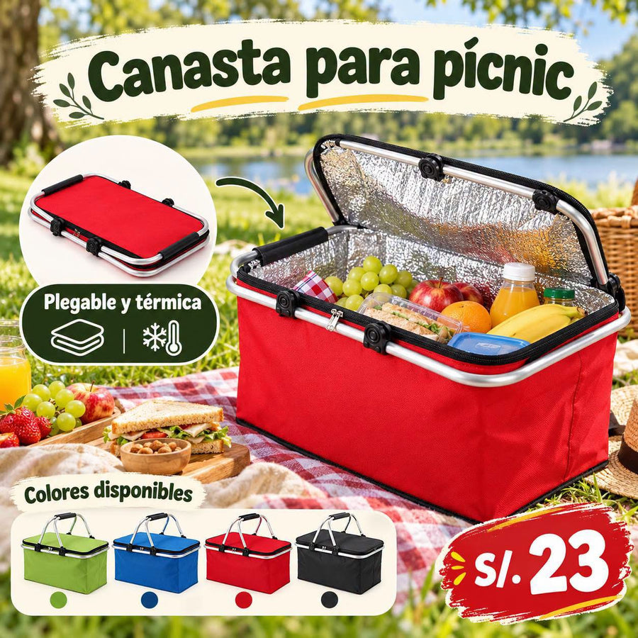 CANASTA PARA PÍCNIC