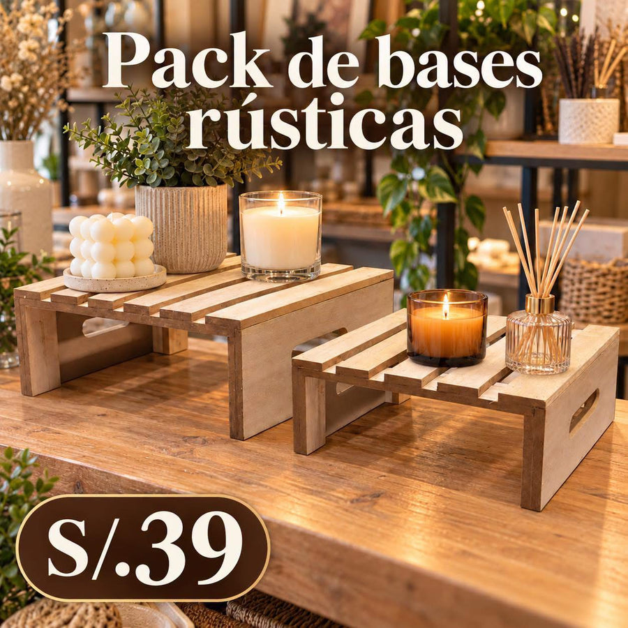 PACK DE BASES RÚSTICAS