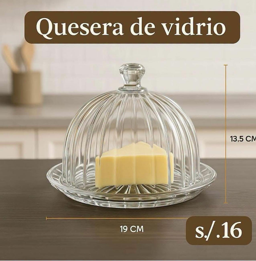Quesera de Vidrio